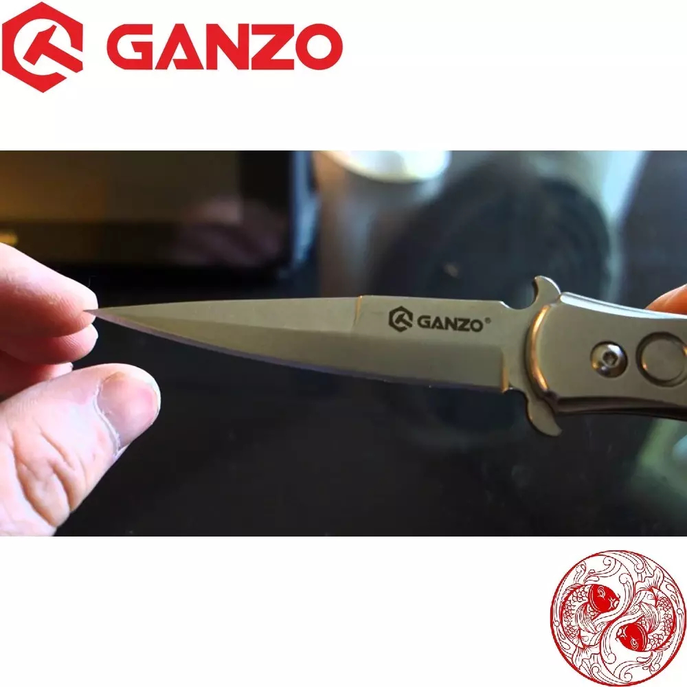 Нож складной/выкидной Ganzo G707 нержавеющая сталь (440С)