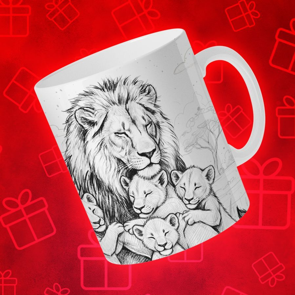 Кружка Папа Лев