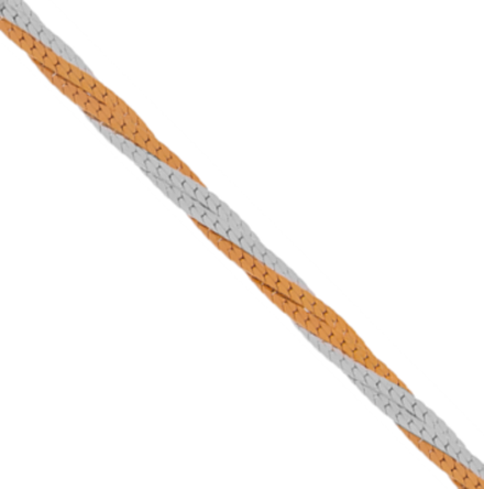 Цепь “Коса из 4 цепочек с алмазной гранью”