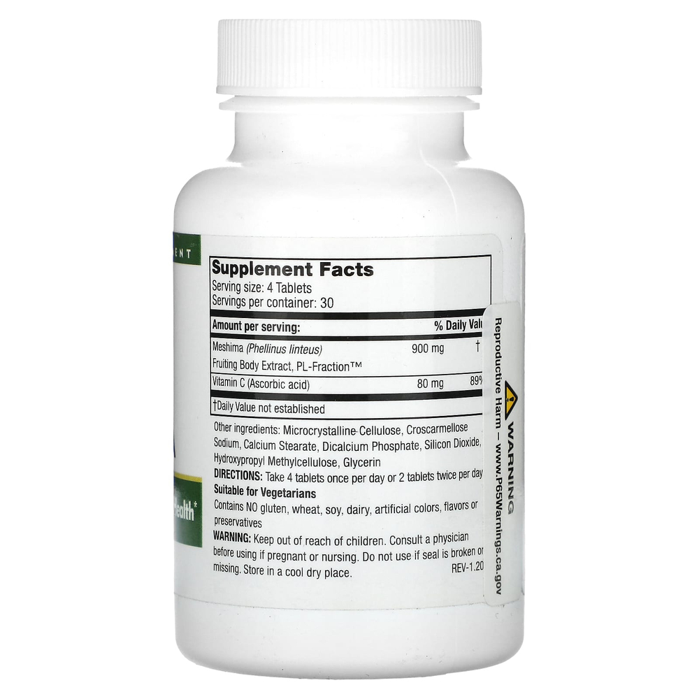 Mushroom Wisdom, Super Meshima, 120 вегетарианских таблеток