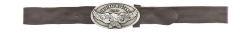 Ремень взрослый MUSTANG Leather belt in 40 mm with buckle in polished silver