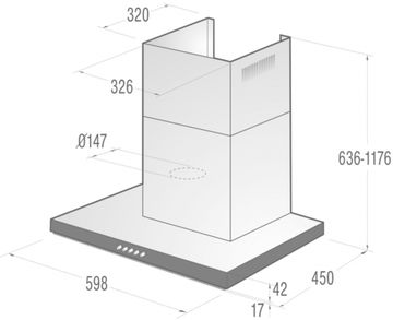 Витяжка GORENJE WHT 641 E4XBG