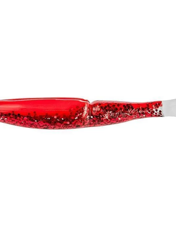 Виброхвост Helios Guru 7.6 см, Red Sparkles WT HS-29-034, набор 9 шт