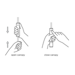 Зонт-трость senz° original passion red