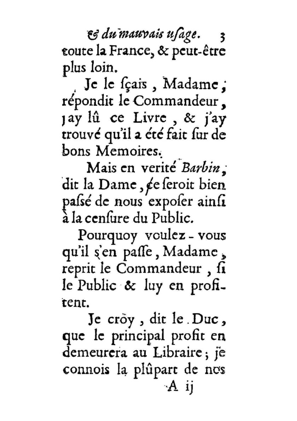 Du Bon et Du Mauvais Usage | F.de Callieres