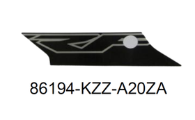 86194-KZZ-A20ZA. STRIPE, L. RR. SHROUD *TYPE2*. original decal on the radiator shroud