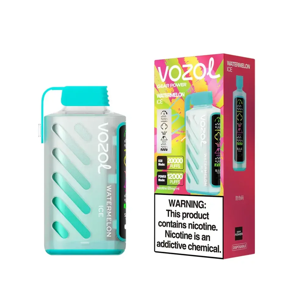 Vozol Gear Power 20000 - Watermelon Ice (5% nic)