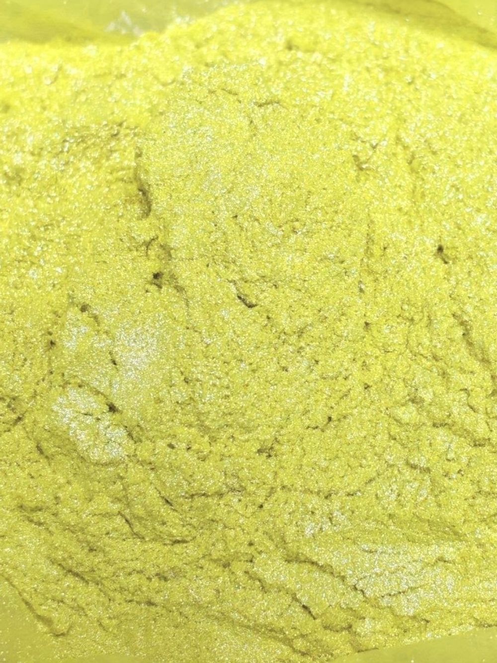 Премиум пигмент 8900 - Жёлтый (с серебром) мерцающий - универсальный