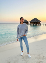 Свитшот женский оверсайз хлопок толстовка