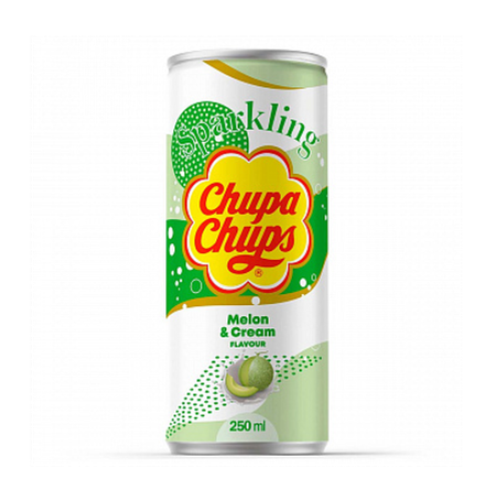 Напиток газированный Chupa Chups со вкусом дыни, 250 мл