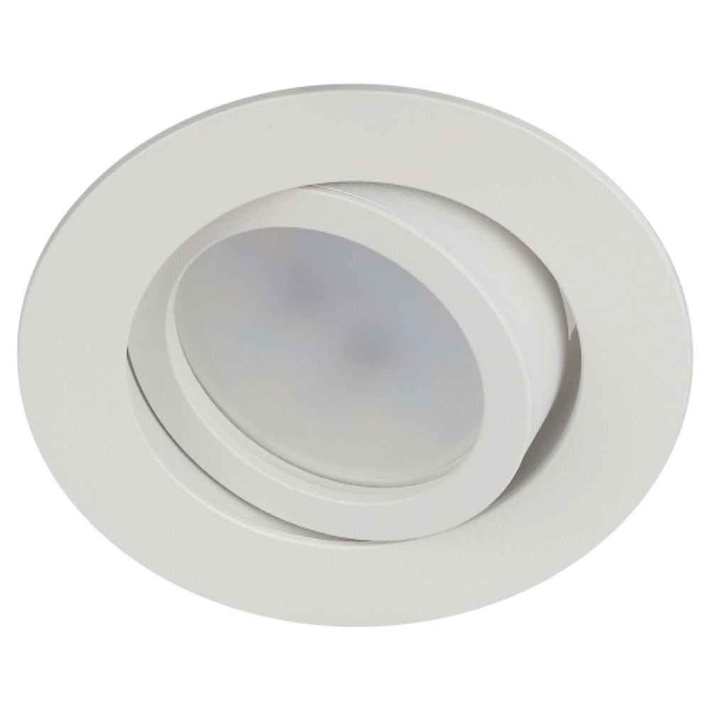 Светильник встраиваемый алюминиевый ЭРА KL86 WH под лампу MR16 GU5.3 белый | Алюминиевые встраиваемые светильники