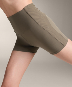 Oysho Шорты Comfortlux с высокой посадкой и длиной 10 см, темно-серый