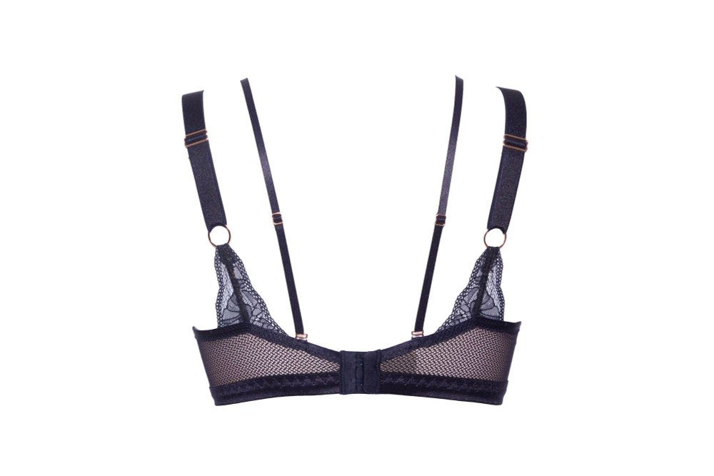 Супер пуш-ап бюстгальтер Volare (Размер: 70E) (Цвет: темно-синий)