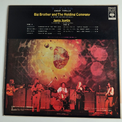 Винтажная виниловая пластинка LP Big Brother and The Holding Company Cheap Thrills Janis Joplin (Japan 1968) (No Obi)