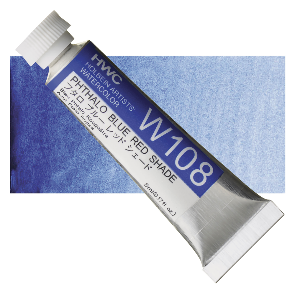 Акварель Holbein 5 мл. 108 [A] Phthalo Blue Red Shade