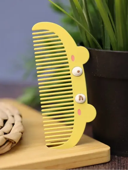 Расческа iLikeGift Funny face yellow