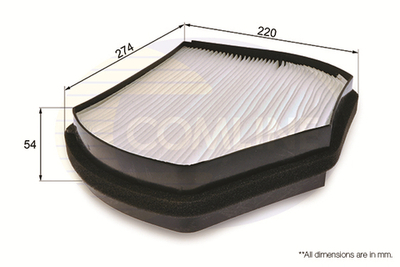 COMLINE - EKF197-CML - Filter, cabin air