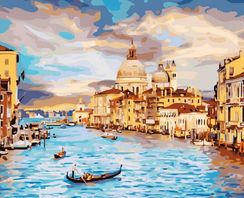 Картина по номерам "Очарование Венеции", 40х50 см Цветной