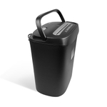 ГЕЛЕОС Шредер УД15-4, DIN P-4 (4 ур-нь секр.), фрагмент 3,9х35мм, 8-10 лист (70г/м2), скобы, 15 литров