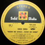Chick Corea / Now He Sings, Now He Sobs (LP)