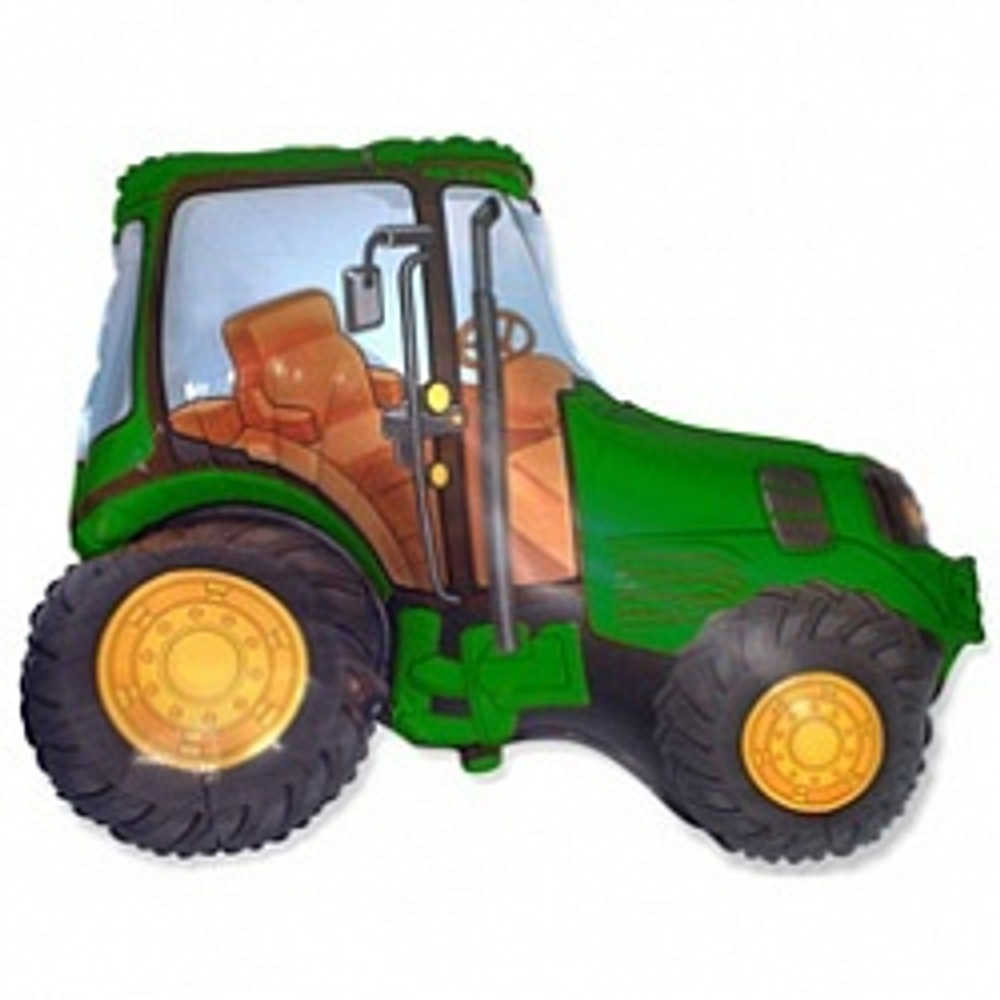 Зеленый трактор