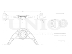 Опора карданного вала UNIO RMP-15181