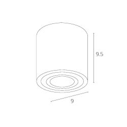 Точечный накладной светильник Arte Lamp