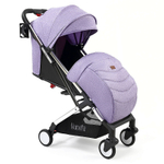 Детская прогулочная коляска Nuovita Anima lilla, Argento / Сиреневый, Серебряный