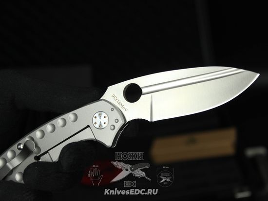 Складной нож Steelclaw 9Cr18MoV c клинком из стали 9Cr18MoV, рукоять G10 / Титановый сплав Titanium TC4 Aloy