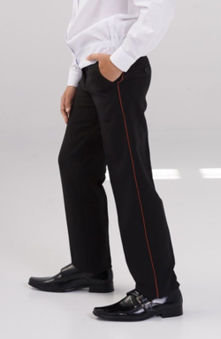 Брюки форменные казачьи милиция милицейские полиция полицейские полиция армия военные мвд кадетские юстиция с красным кантом мужские в офис на работу школьные черные классические классика теплые утепленные зимние на флисе