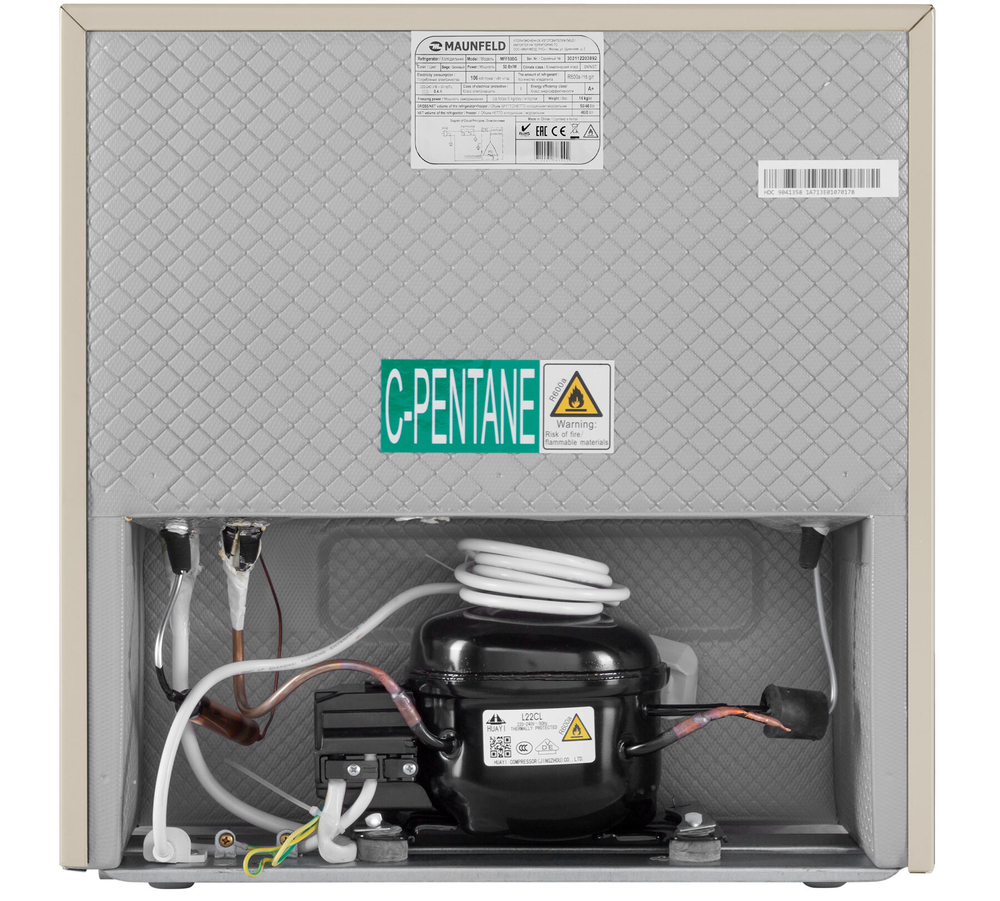 Холодильник MAUNFELD MFF50BG фото 3