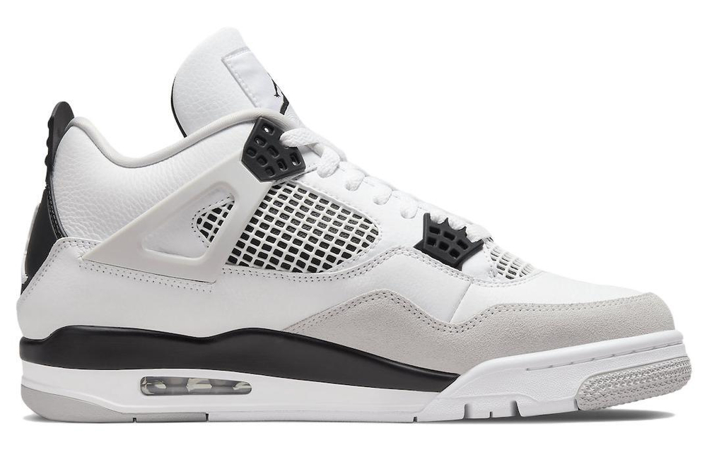 Jordan Air Jordan 4 retro "military black" Trend Little White Cement High Gang Retro Basketball Shoes