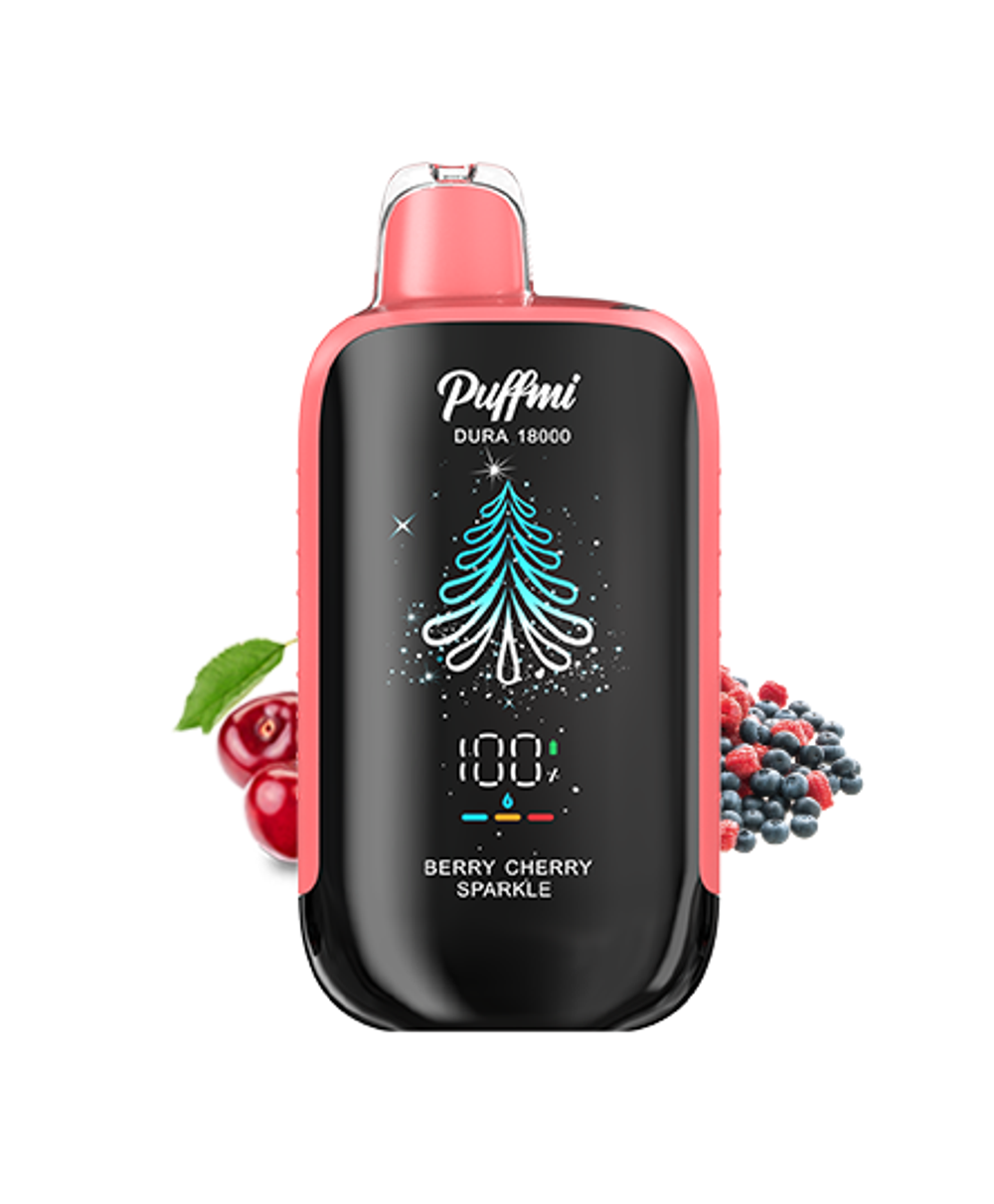 Puffmi Dura Вишнёвый блеск - Berry cherry sparkle 18000 затяжек 20мг (2%)