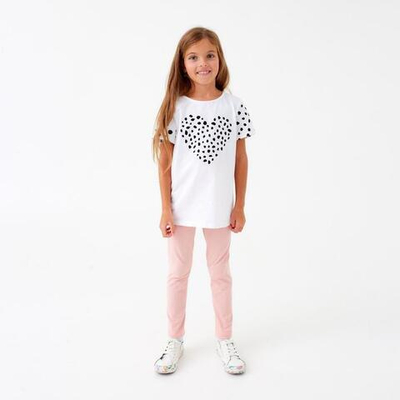 Легинсы для девочек "Amore" р.86-92 5425453 (KAFTAN)