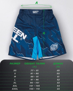 Шорты Green Hill Союз ММА России SHR MMU-045 синие