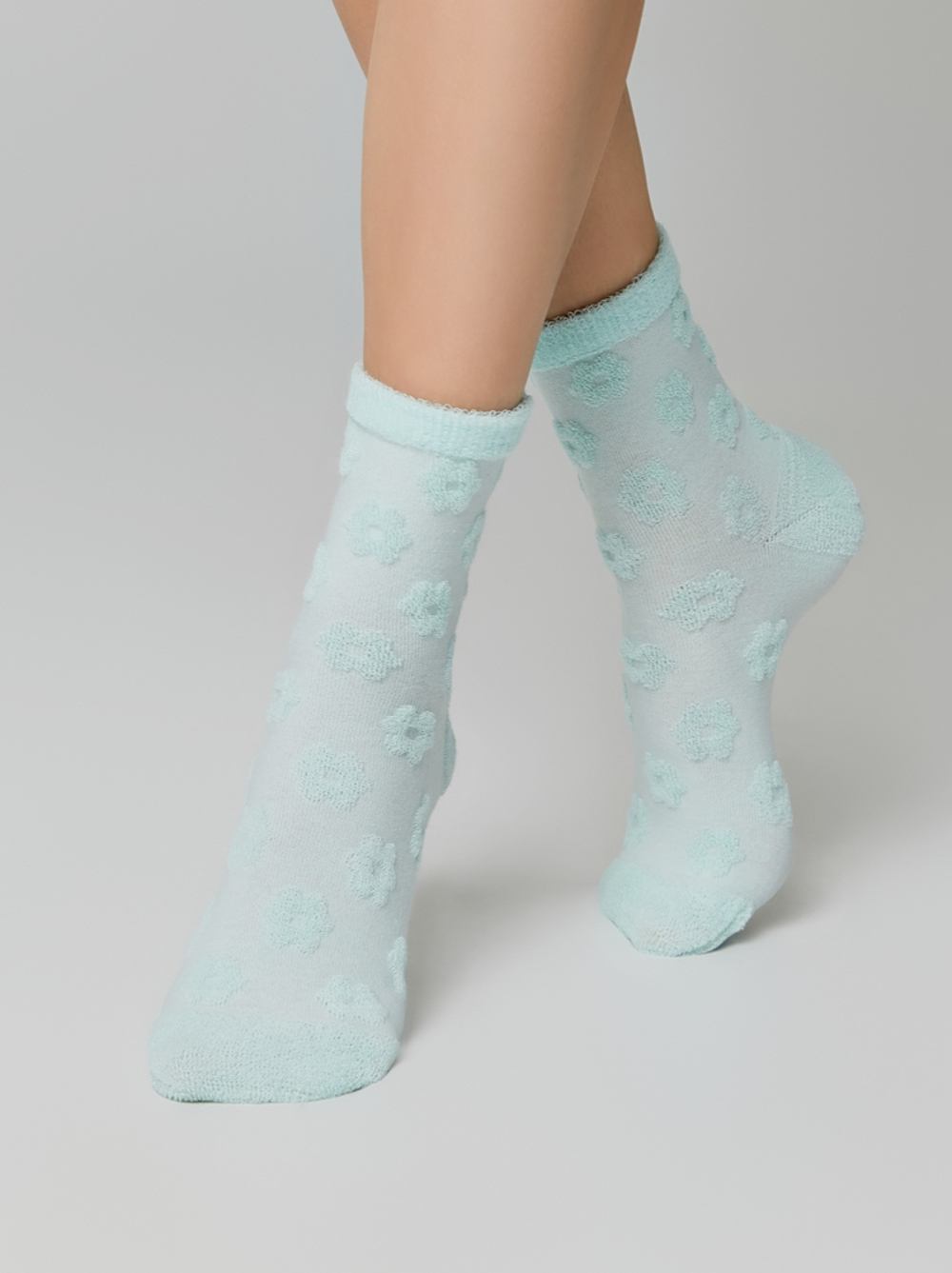 CONTE COMFORT Махровые носки из хлопка с объемными рисунками