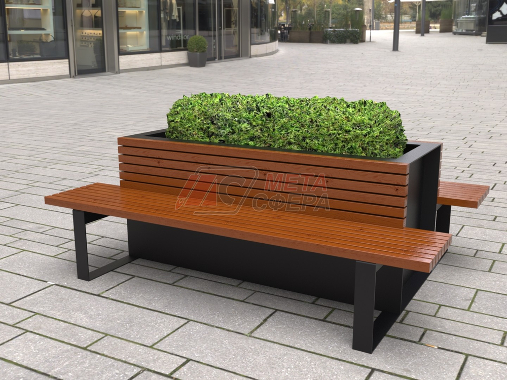 Скамейки с вазоном Оазис