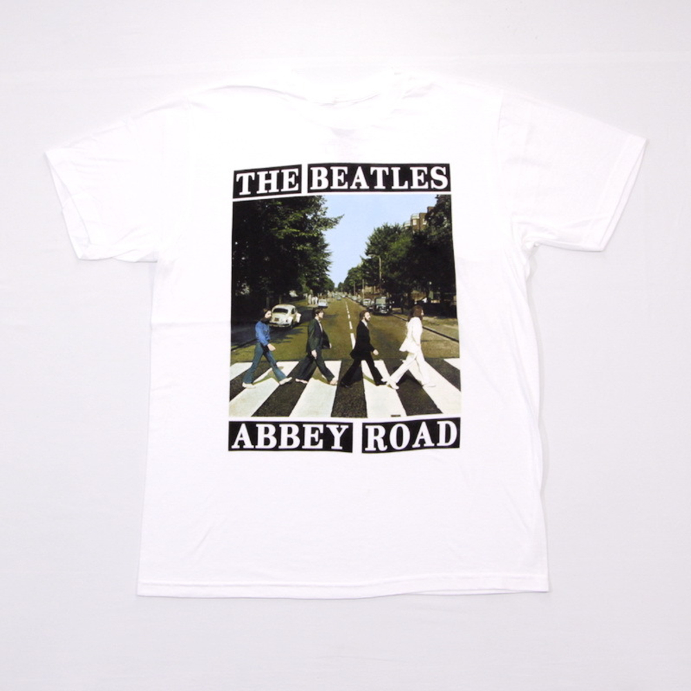 Футболка The Beatles - Abbey Road (белая)