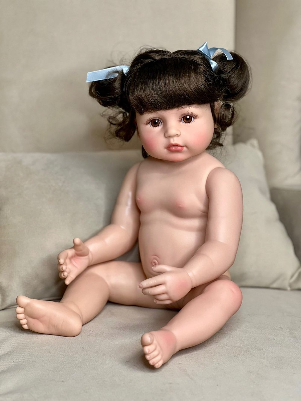 Кукла Реборн виниловая 48см в пакете (FA-069)