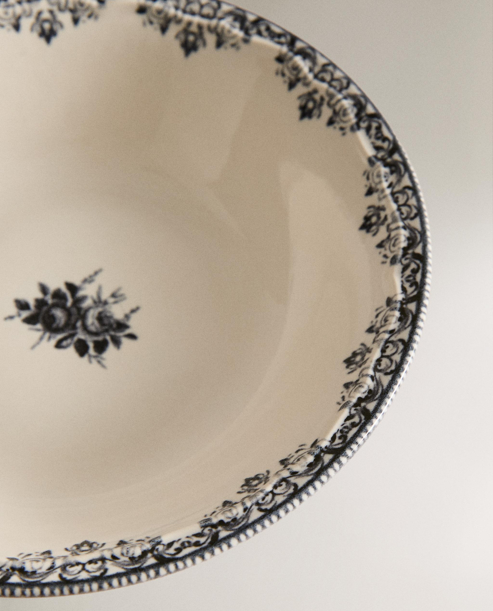Zara Home миска из фаянса, цвет синий, 18.5 см · 8267/211
