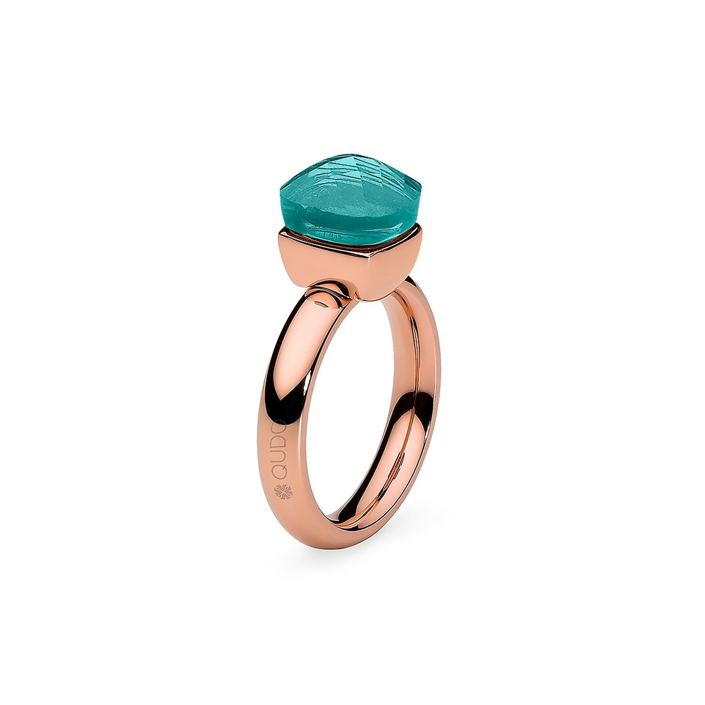 Кольцо Qudo Firenze blue apatite 18.5 мм 610144 BL/RG