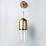 690513 Бра RAMO 1х40W E27 ШАМПАНЬ/ПРОЗРАЧНЫЙ