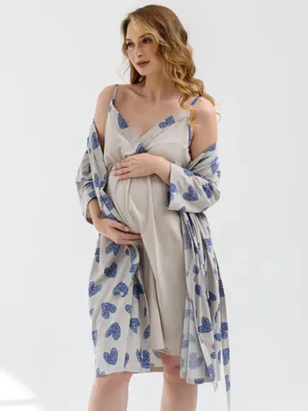 Комплект женский "Дела сердечные" для беременных