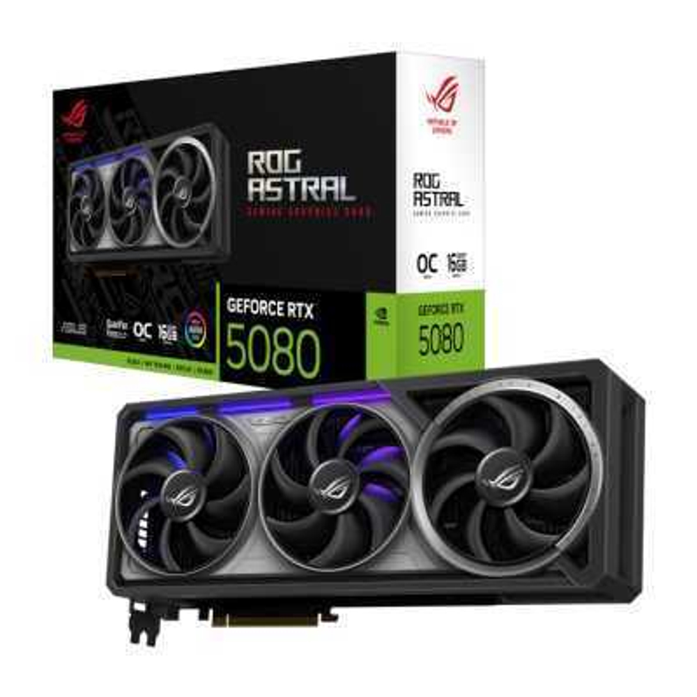 Видеокарта ASUS nVidia GeForce RTX 5080 16Gb ROG-ASTRAL-RTX5080-O16G-GAMING