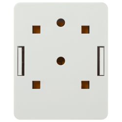 Розетка компьютерная RJ-45 ЭРА RJ01UN-1 категория 5е неэкранированная 1-порт