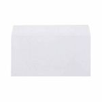 Конверт почт. оф. Е65 110х220 стрип 80 г/м2 белый плоск. внут.зап. евробумага 100% белизна
