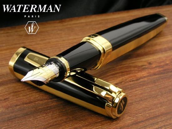 Перьевая ручка Waterman Exception, цвет: Night&Day Gold GT S0636880