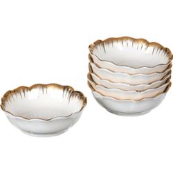 НАБОР РОЗЕТОК ИЗ 6 ШТ."ЦВЕТОЧНАЯ СИМФОНИЯ" ДИАМЕТР=9 СМ ВЫСОТА=3 СМ (КОР=36НАБОР.)