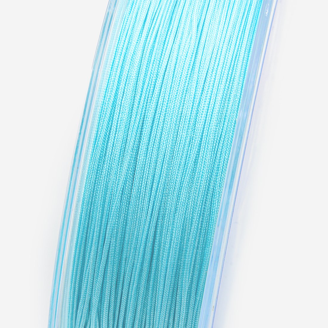 Нить для браслетов, нейлон, оттенок "Голубая бирюза", 0,5мм