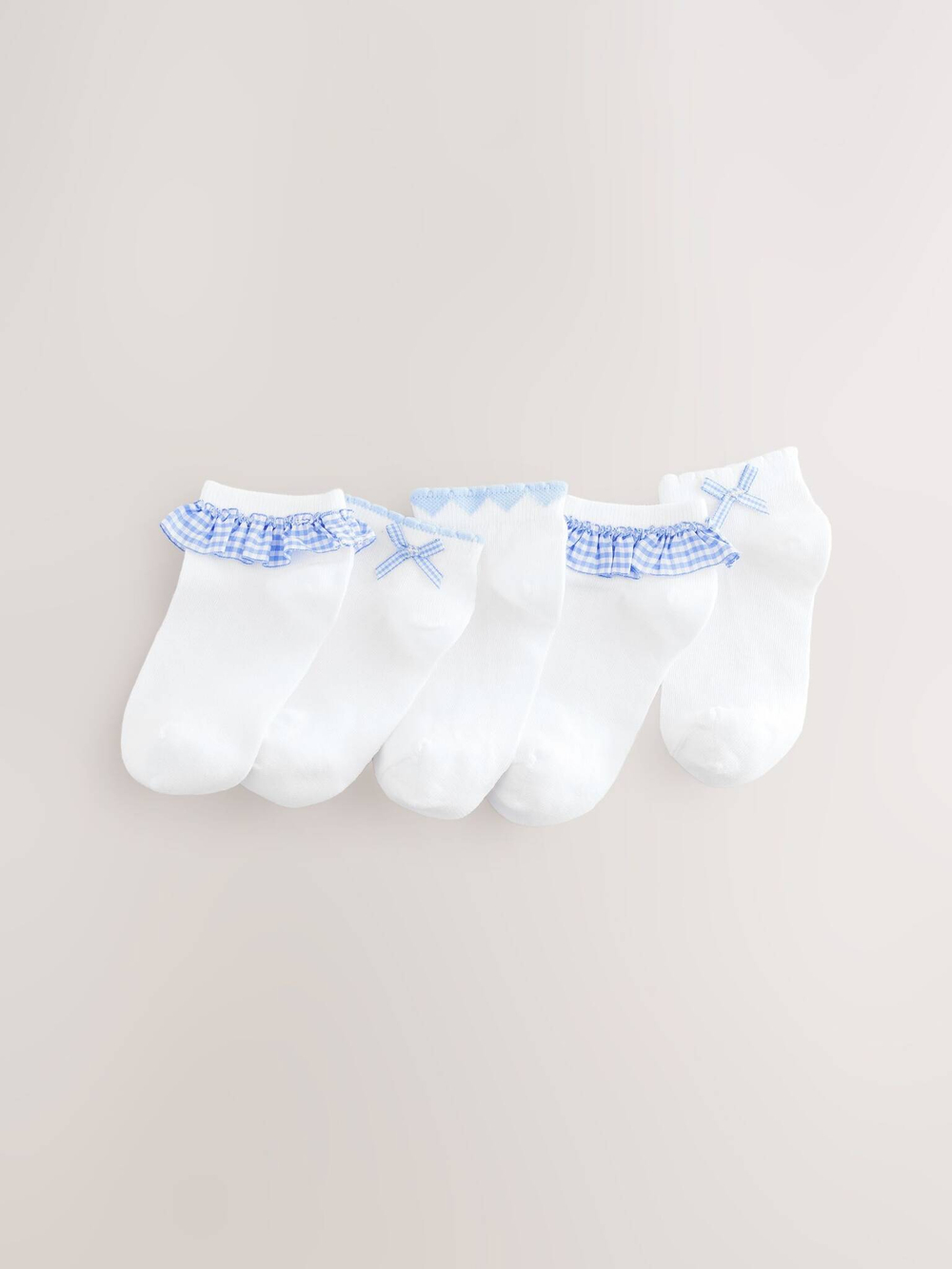 Носки хлопковые для девочки Next AU2-578, 5 шт., Белый